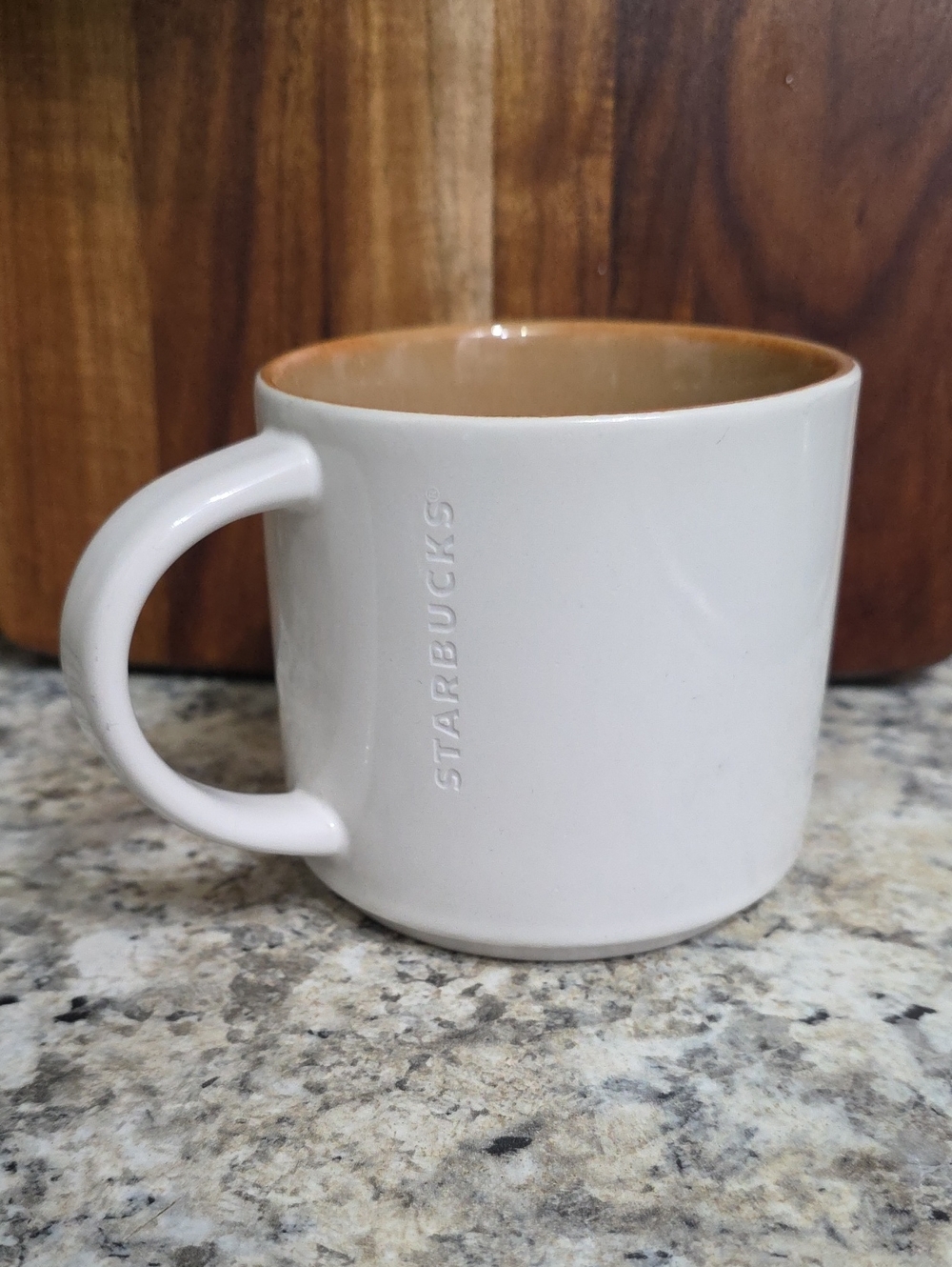 STARBUCKS -  Cream and Biege Mug